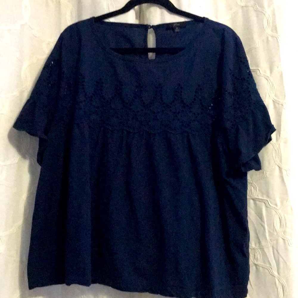 Dark blue woman’s blouse